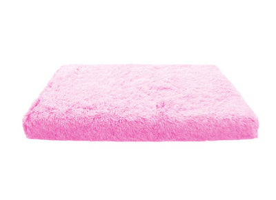 Plush Square Pet Bed Wave Memory Foam Deep Sleep Dog Sofa Bed