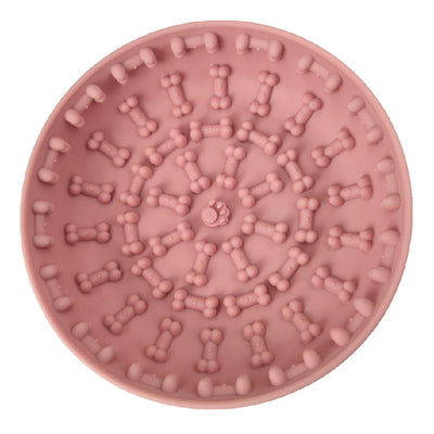 Suction Cup Non-slip Silicone Pet Slow Feeding Bowl